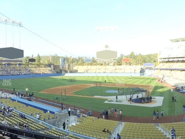 Seating view for Dodger Stadium Section 115 Lg