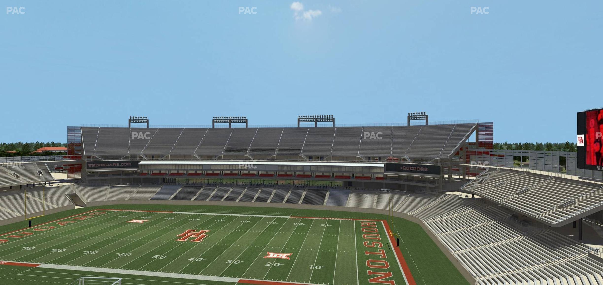 Seating view for TDECU Stadium Section 326