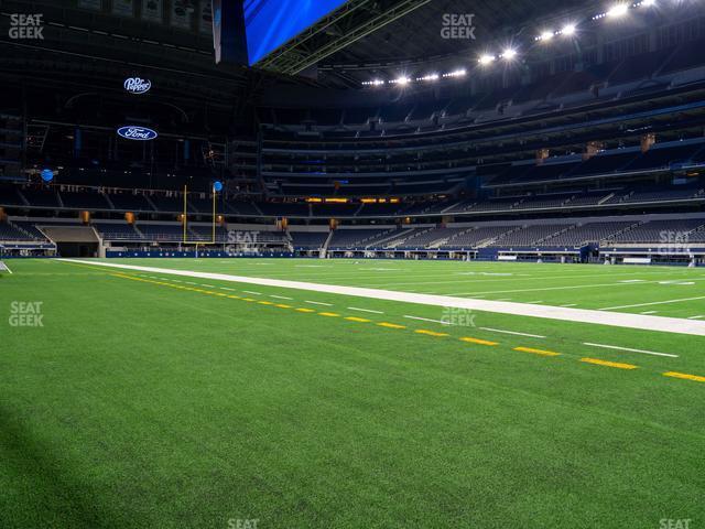 Seating view for AT&T Stadium Section Event Level Suite 27