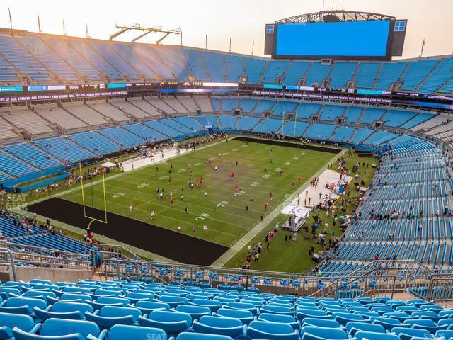 Seating view for Bank of America Stadium Section 524