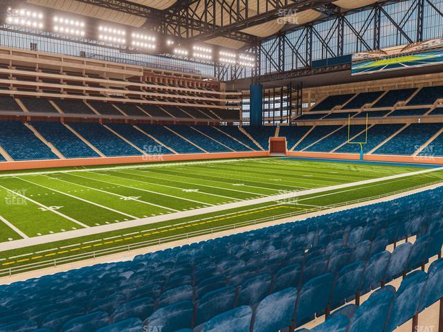 Seating view for Ford Field Section 123