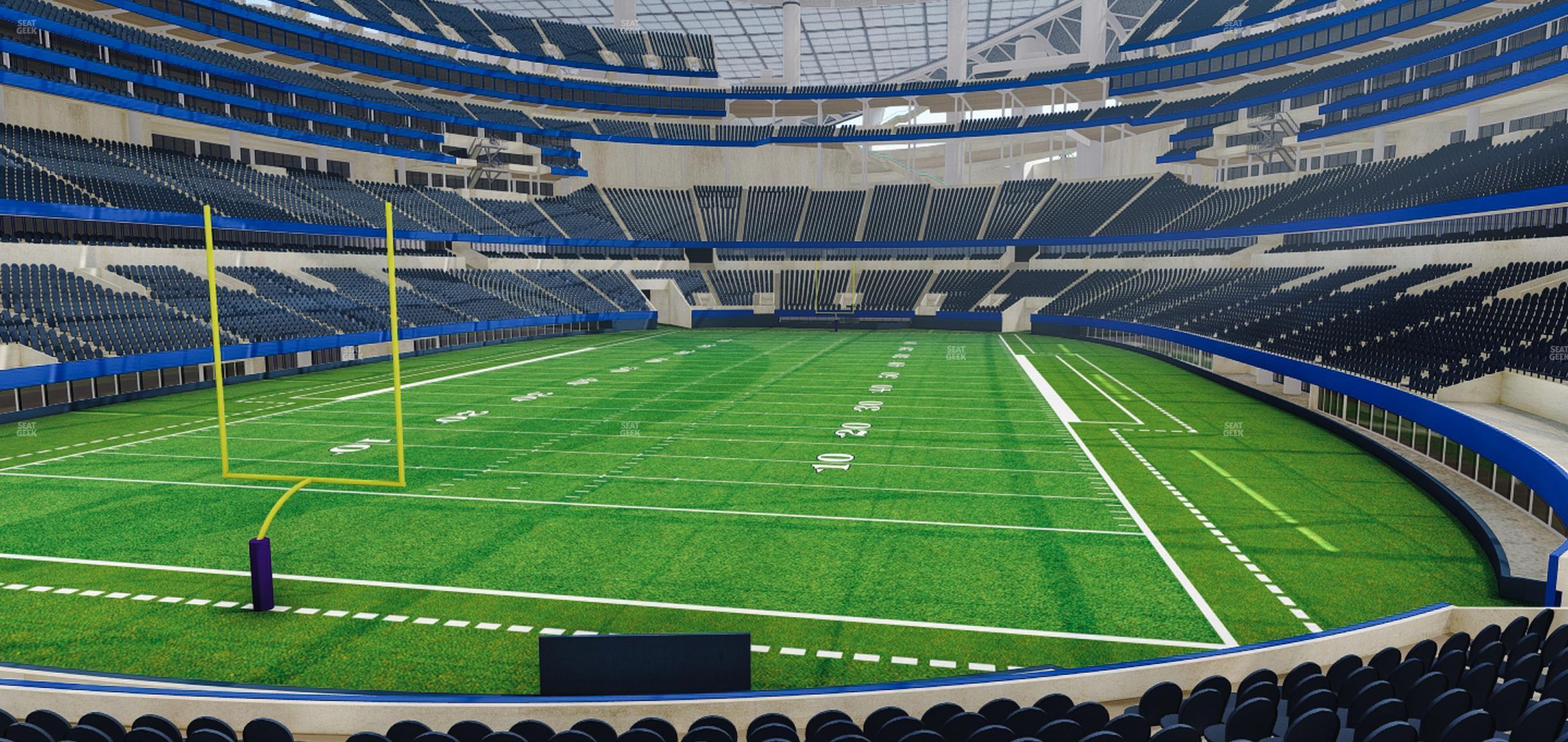 Seating view for SoFi Stadium Section 104