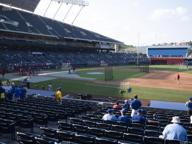 Seating view for Kauffman Stadium Section 136