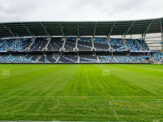 Seating view for Allianz Field Section Field Club 4