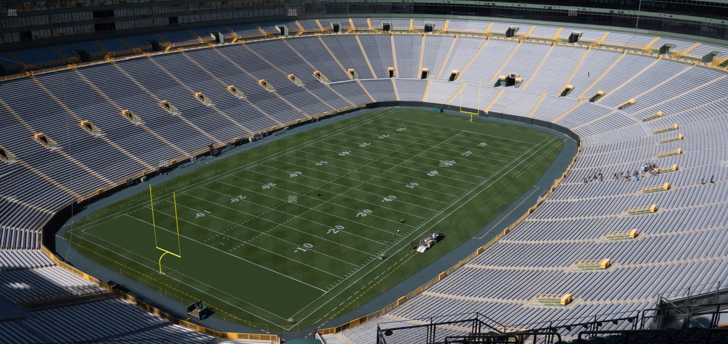 Seating view for Lambeau Field Section 737 S