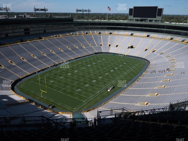 Seating view for Lambeau Field Section 737 S