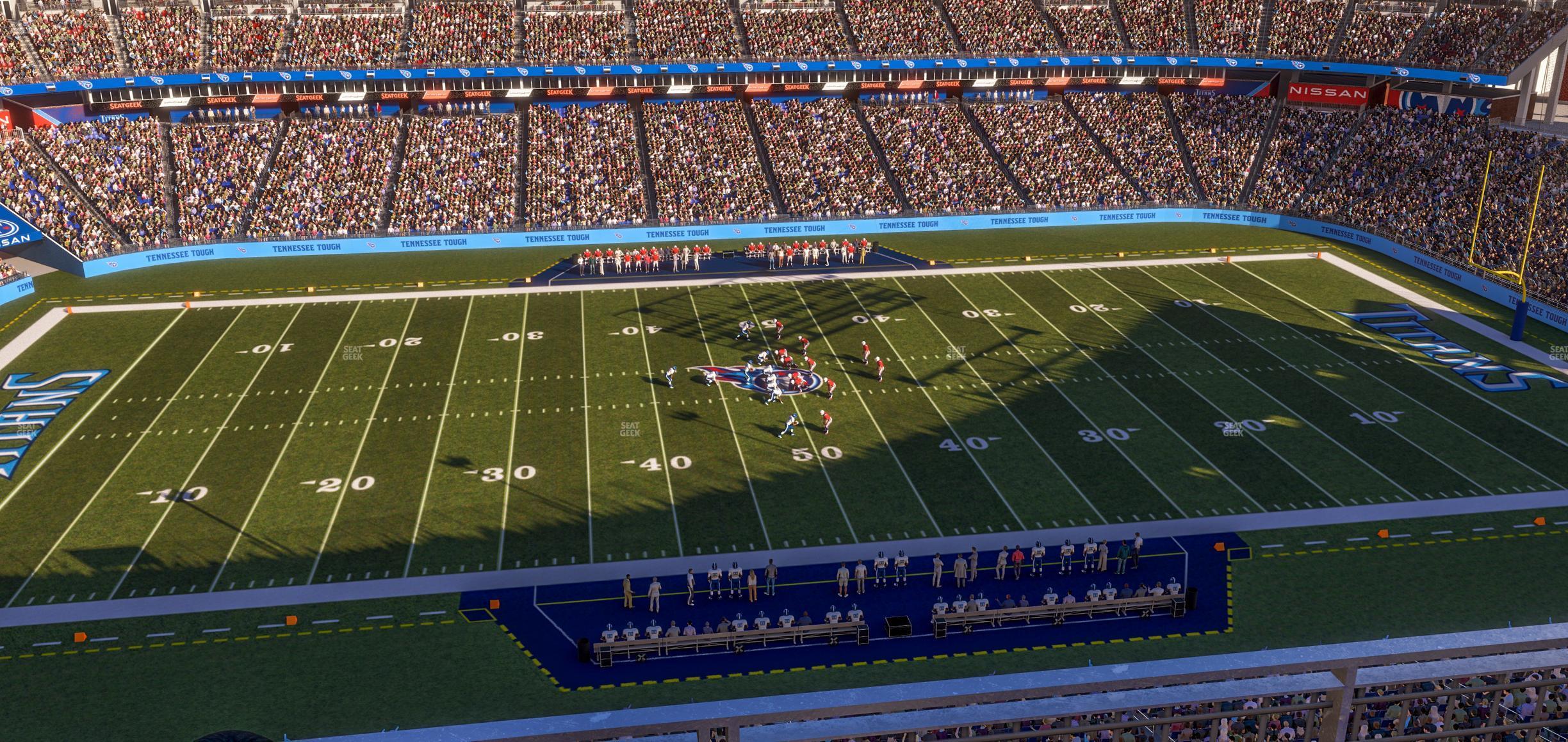 Seating view for Nissan Stadium Section Loge 336