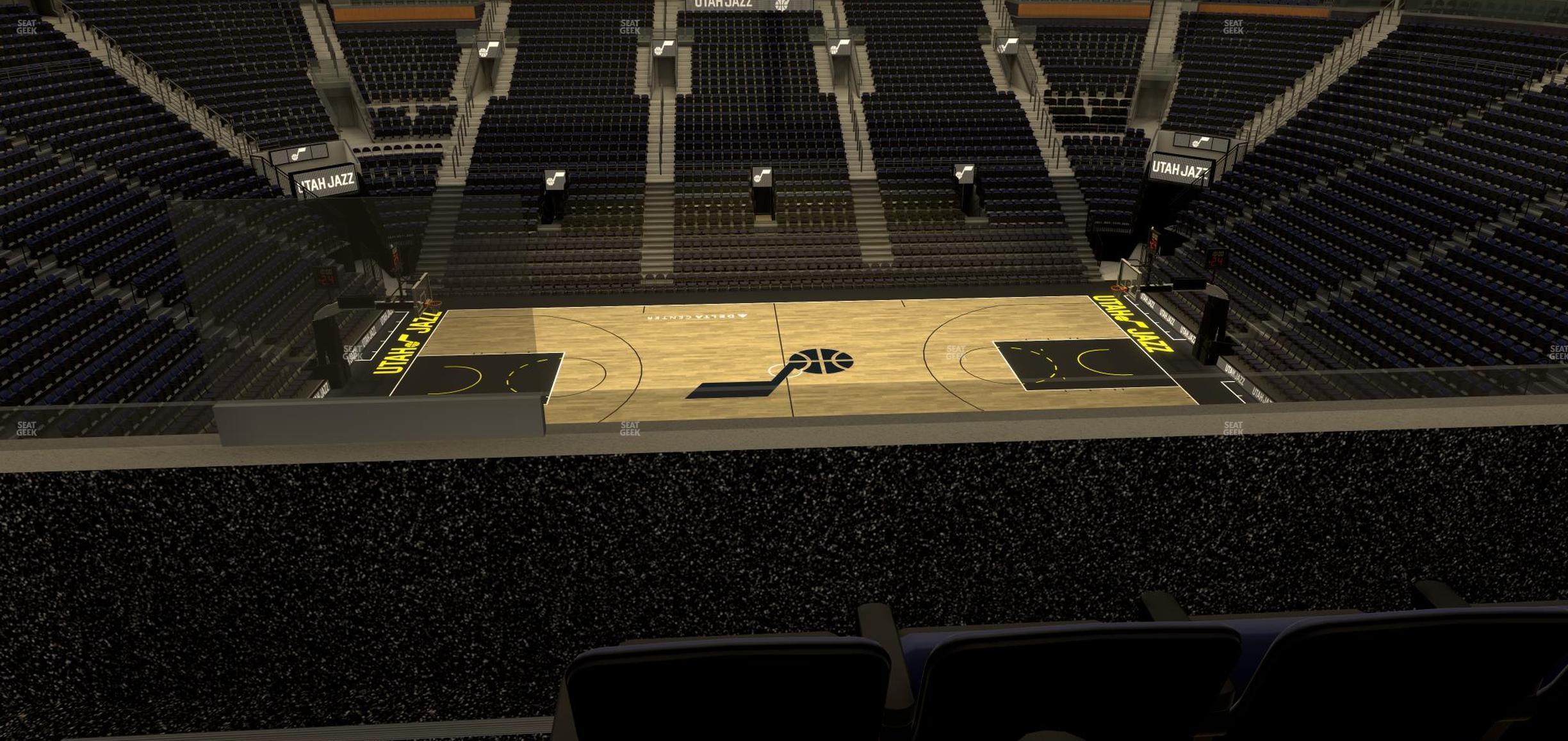 Seating view for Delta Center Section Suite 26