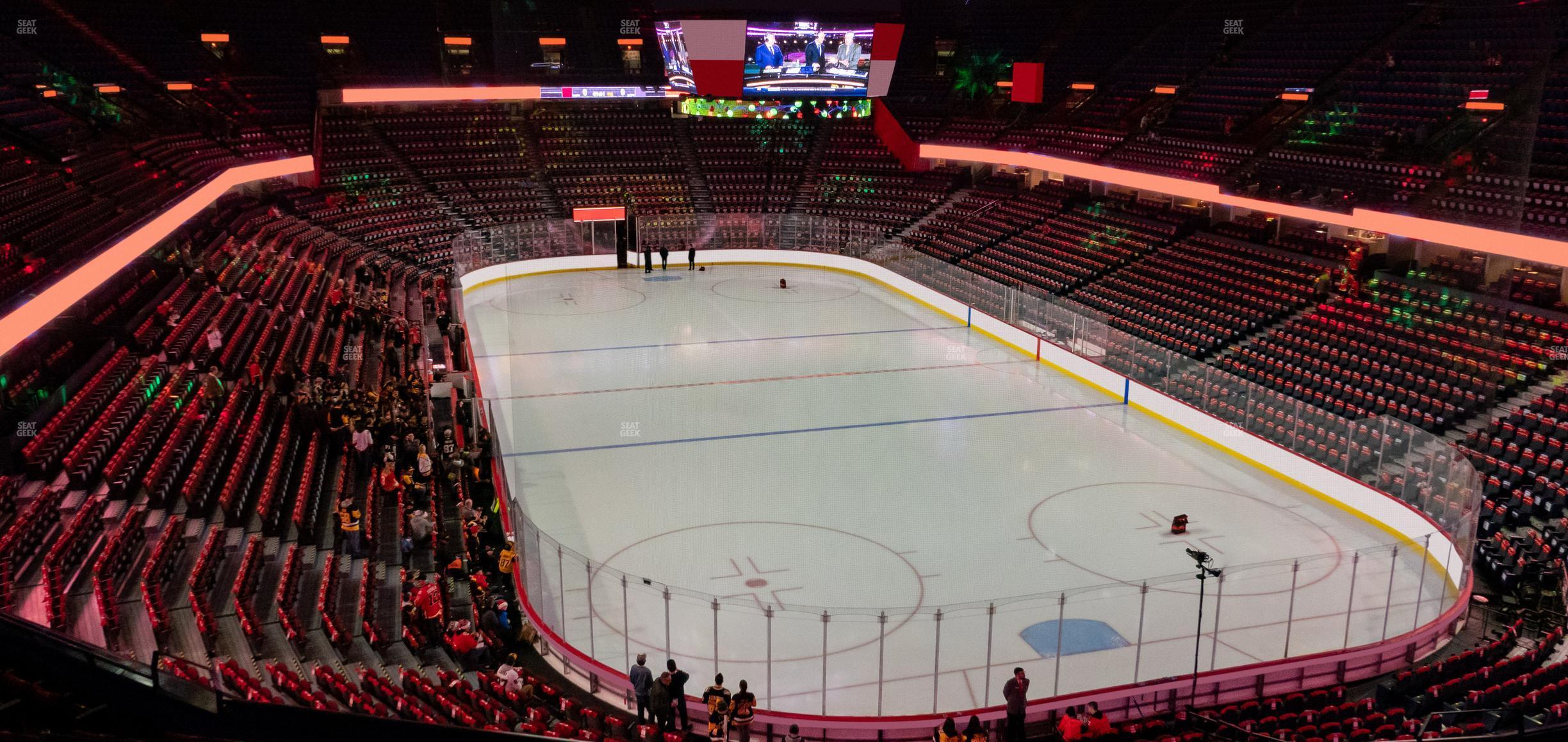 Seating view for Scotiabank Saddledome Section 218