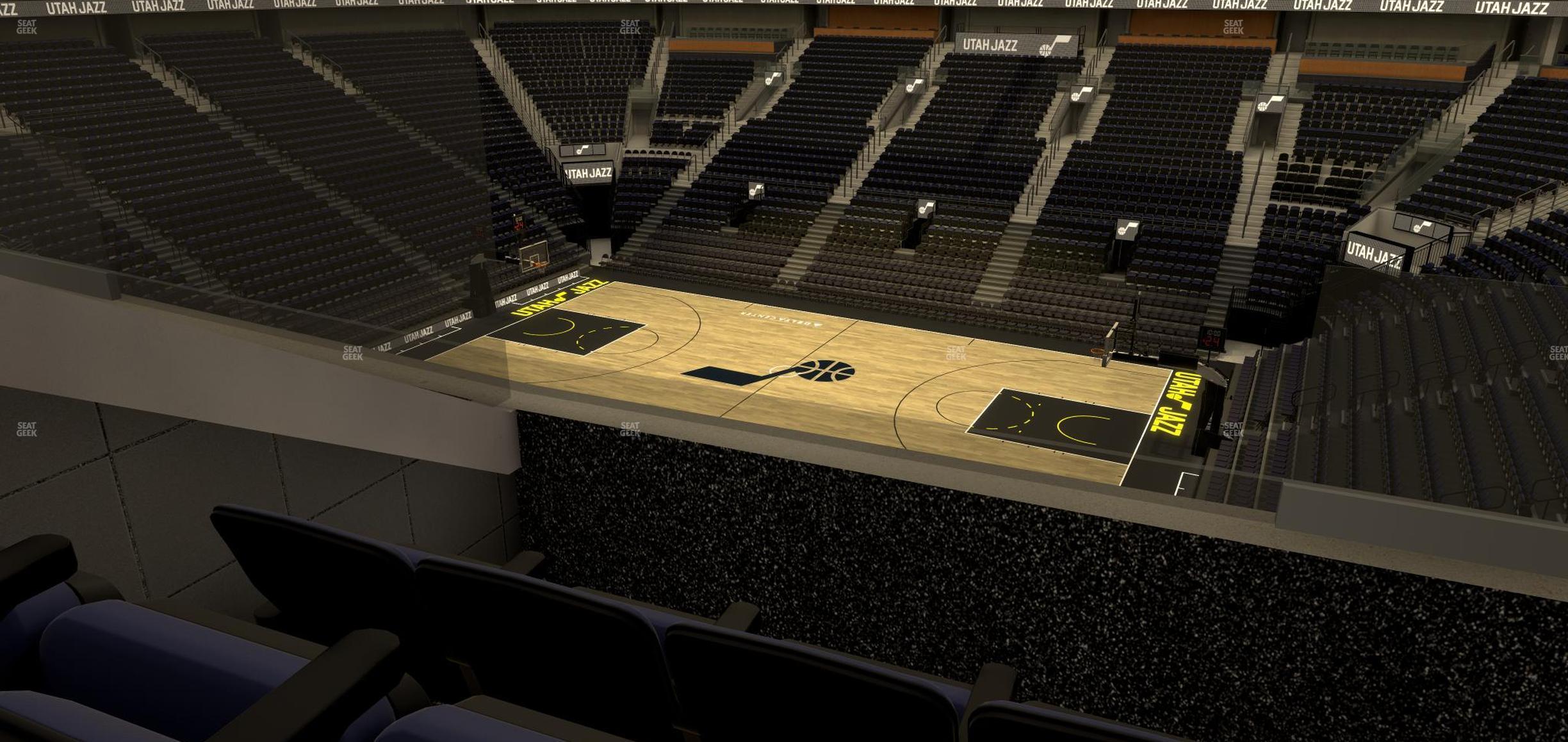 Seating view for Delta Center Section Suite 22