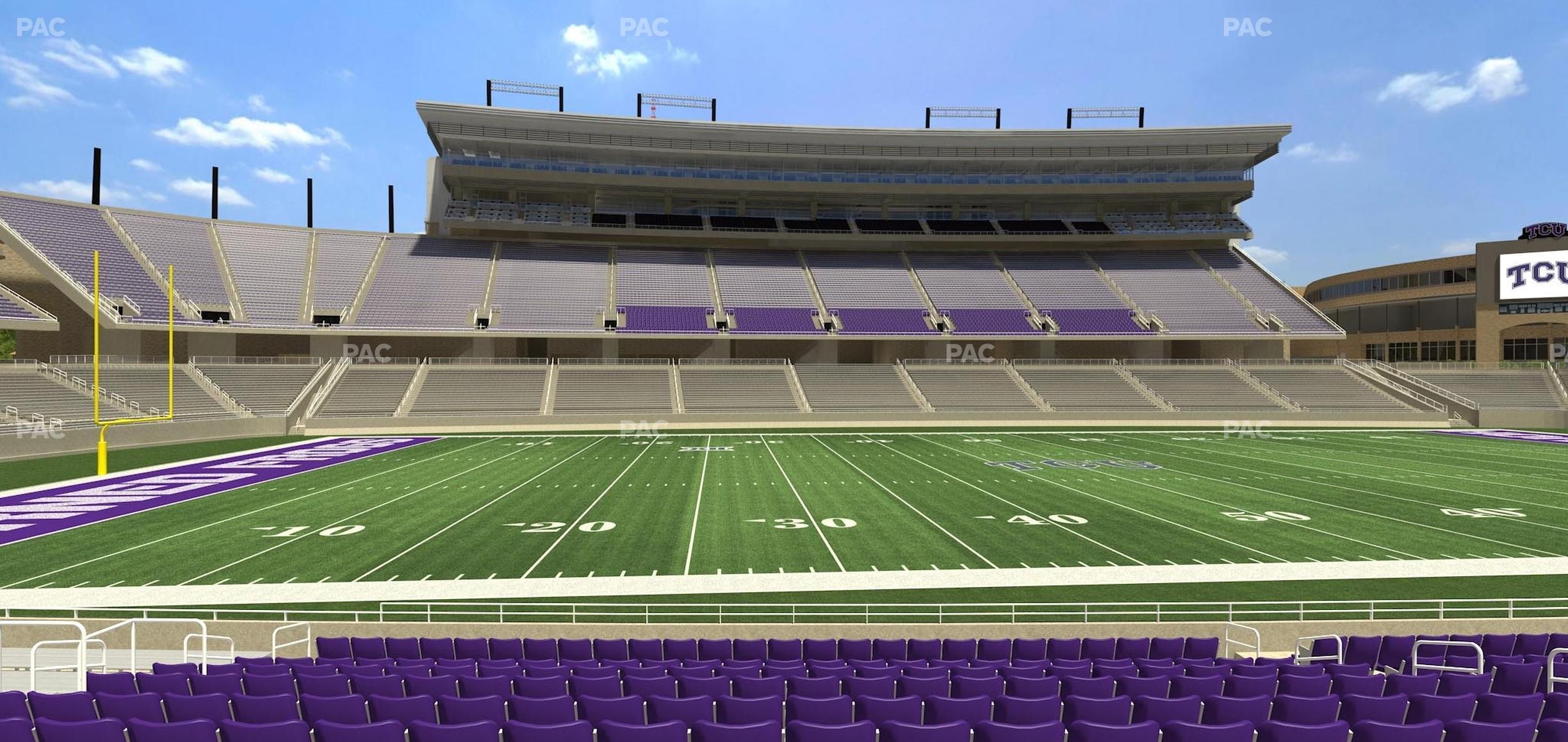 Seating view for Amon G. Carter Stadium Section 106