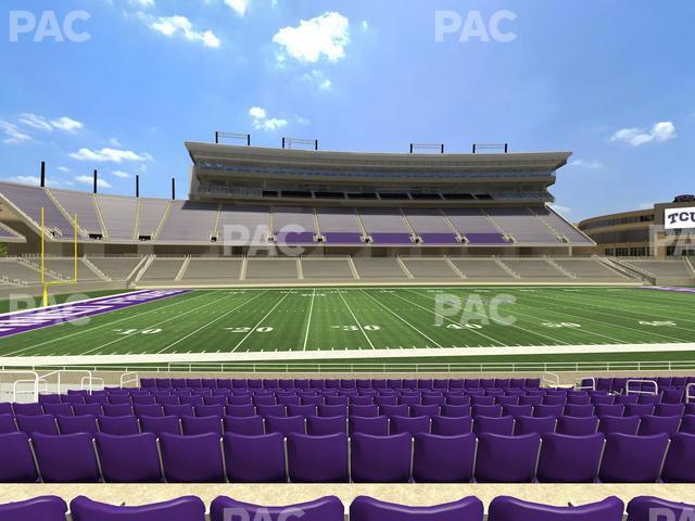 Seating view for Amon G. Carter Stadium Section 106