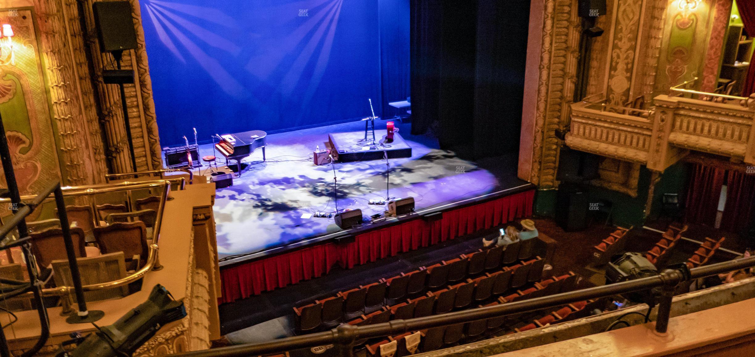 Seating view for Paramount Theatre Austin Section Mezzanine Left