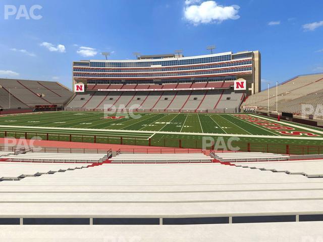 Seating view for Memorial Stadium Nebraska Section 3