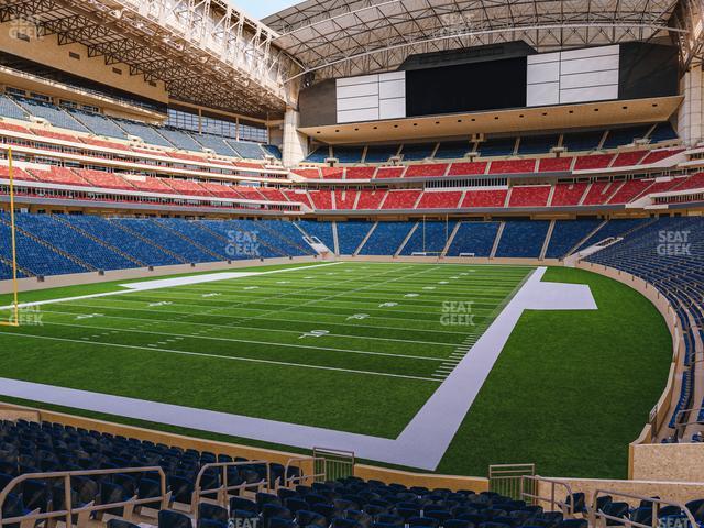 Seating view for NRG Stadium Section 134