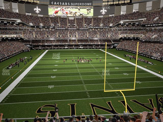 Seating view for Caesars Superdome Section 325