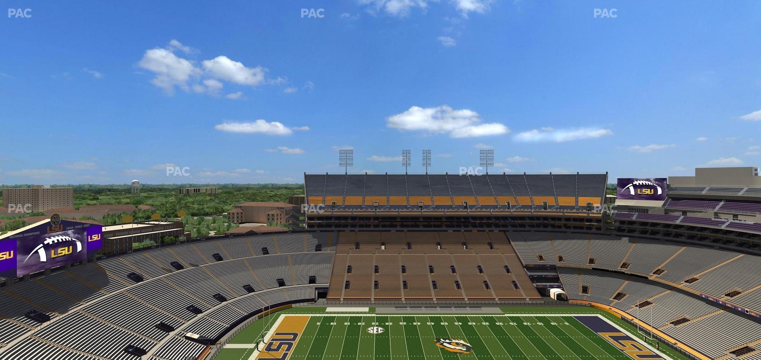 Seating view for Tiger Stadium Section 617