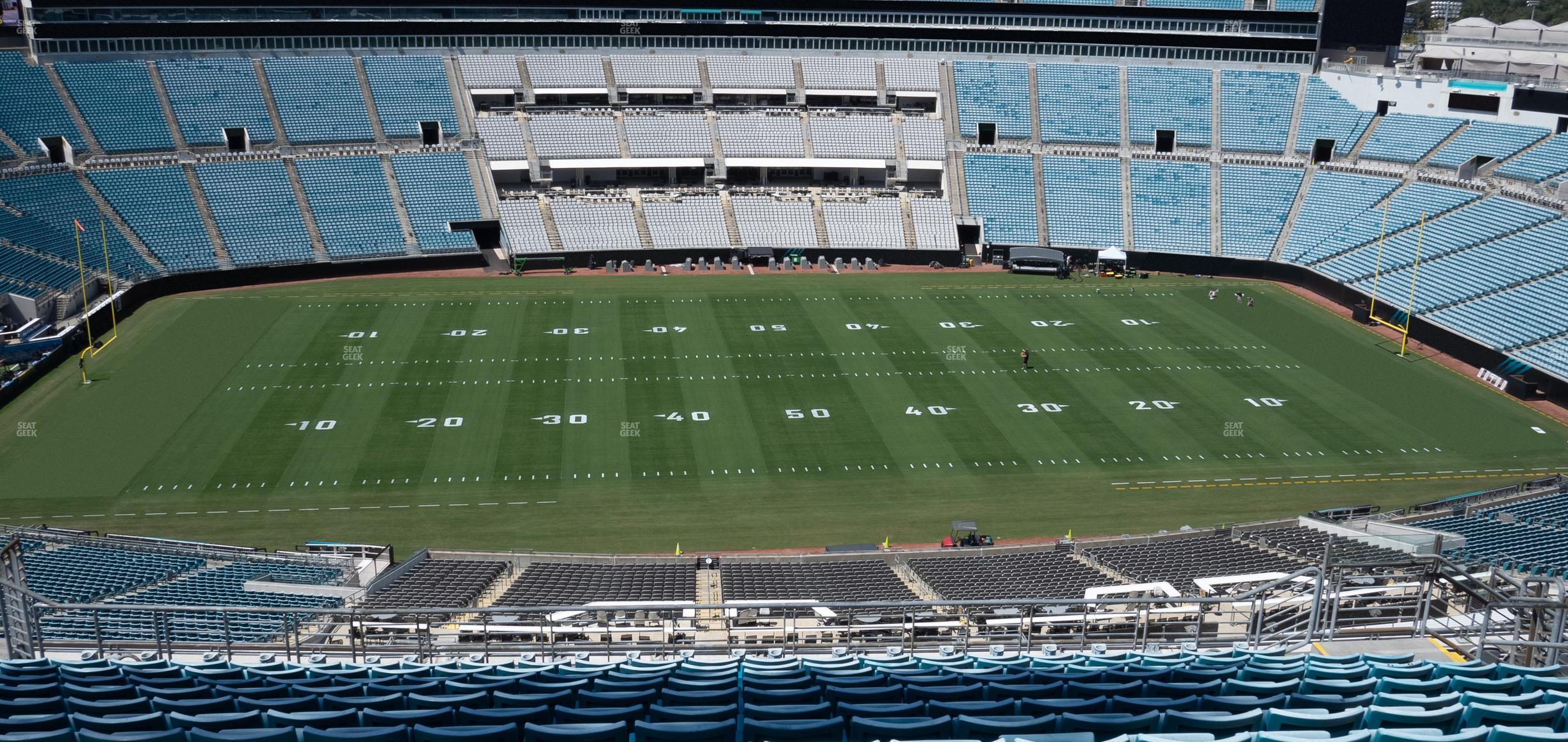 Seating view for EverBank Stadium Section 437