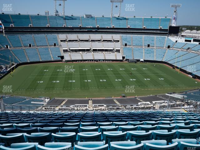 Seating view for EverBank Stadium Section 437