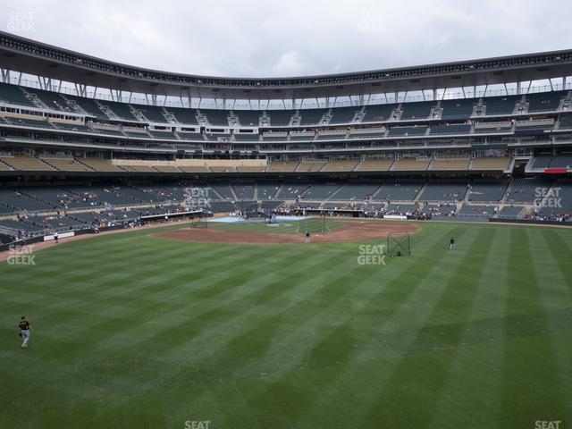 Seating view for Target Field Section 133