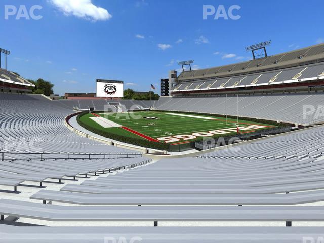 Seating view for Sanford Stadium Section 123