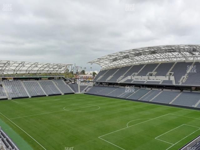 Seating view for BMO Stadium Section City View Loge 4