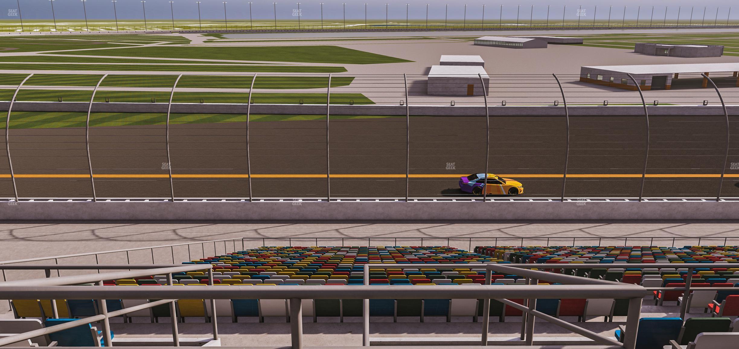 Seating view for Daytona International Speedway Section Back 108