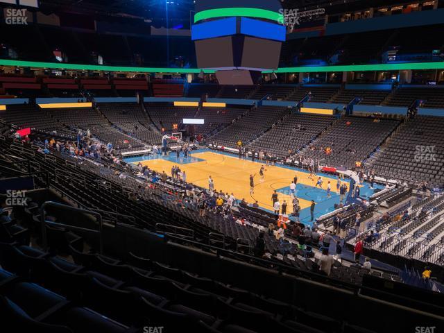 Seating view for Paycom Center Section 220