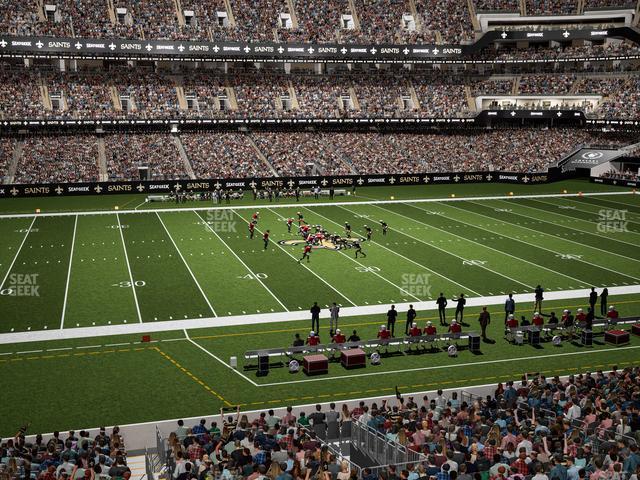 Seating view for Caesars Superdome Section 225