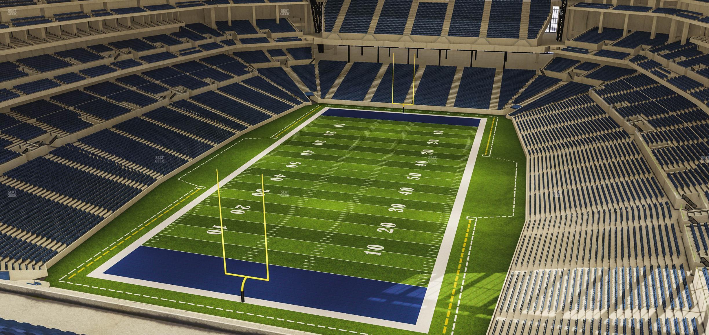 Seating view for Lucas Oil Stadium Section 624