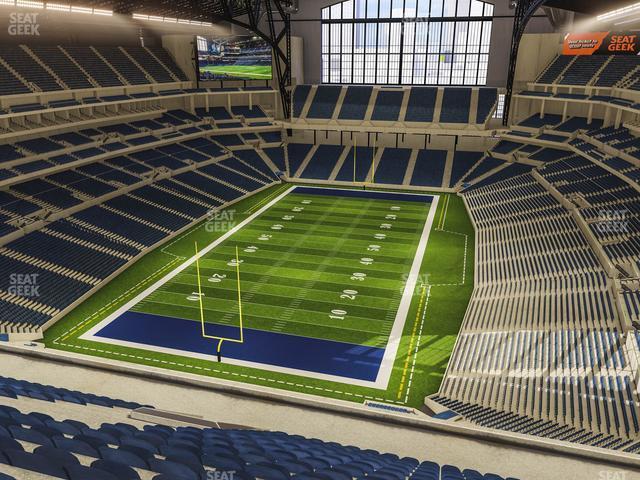 Seating view for Lucas Oil Stadium Section 624