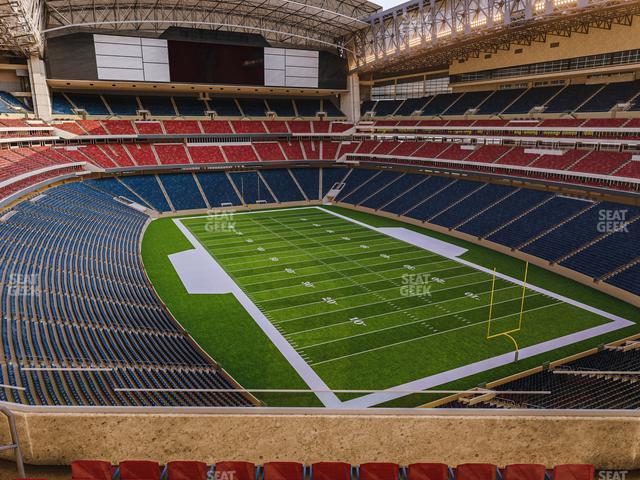 Seating view for NRG Stadium Section 551