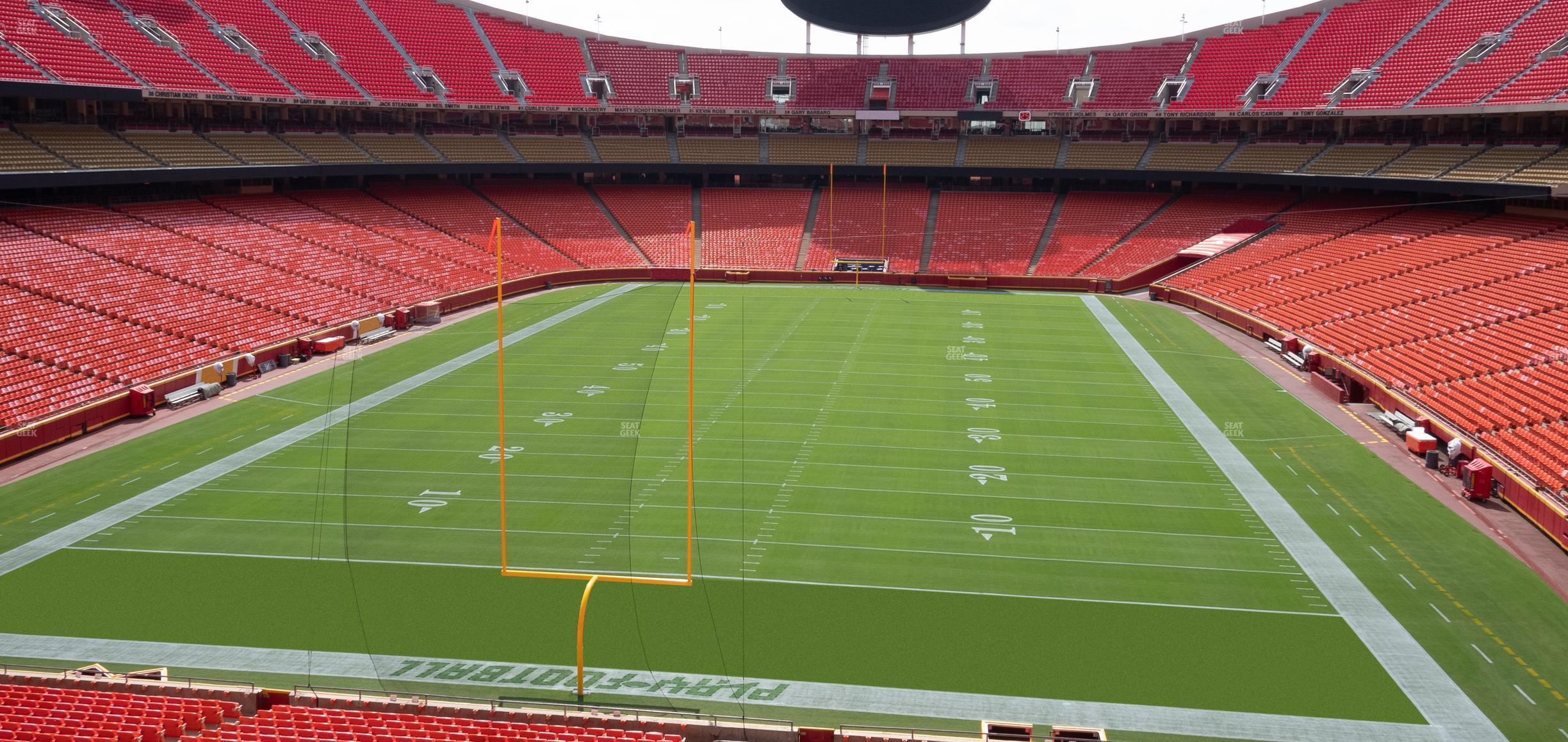 Seating view for GEHA Field at Arrowhead Stadium Section 235