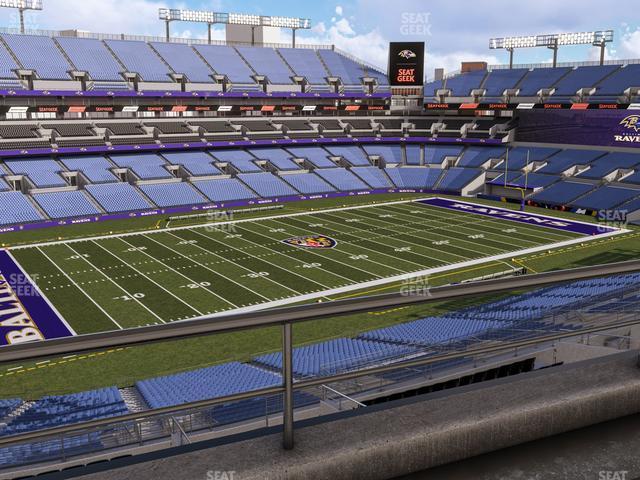 Seating view for M&T Bank Stadium Section Suite 447