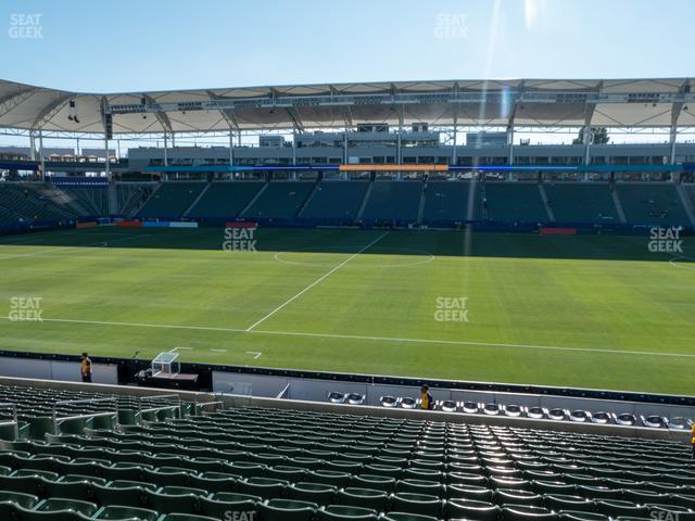 Seating view for Dignity Health Sports Park Section 131