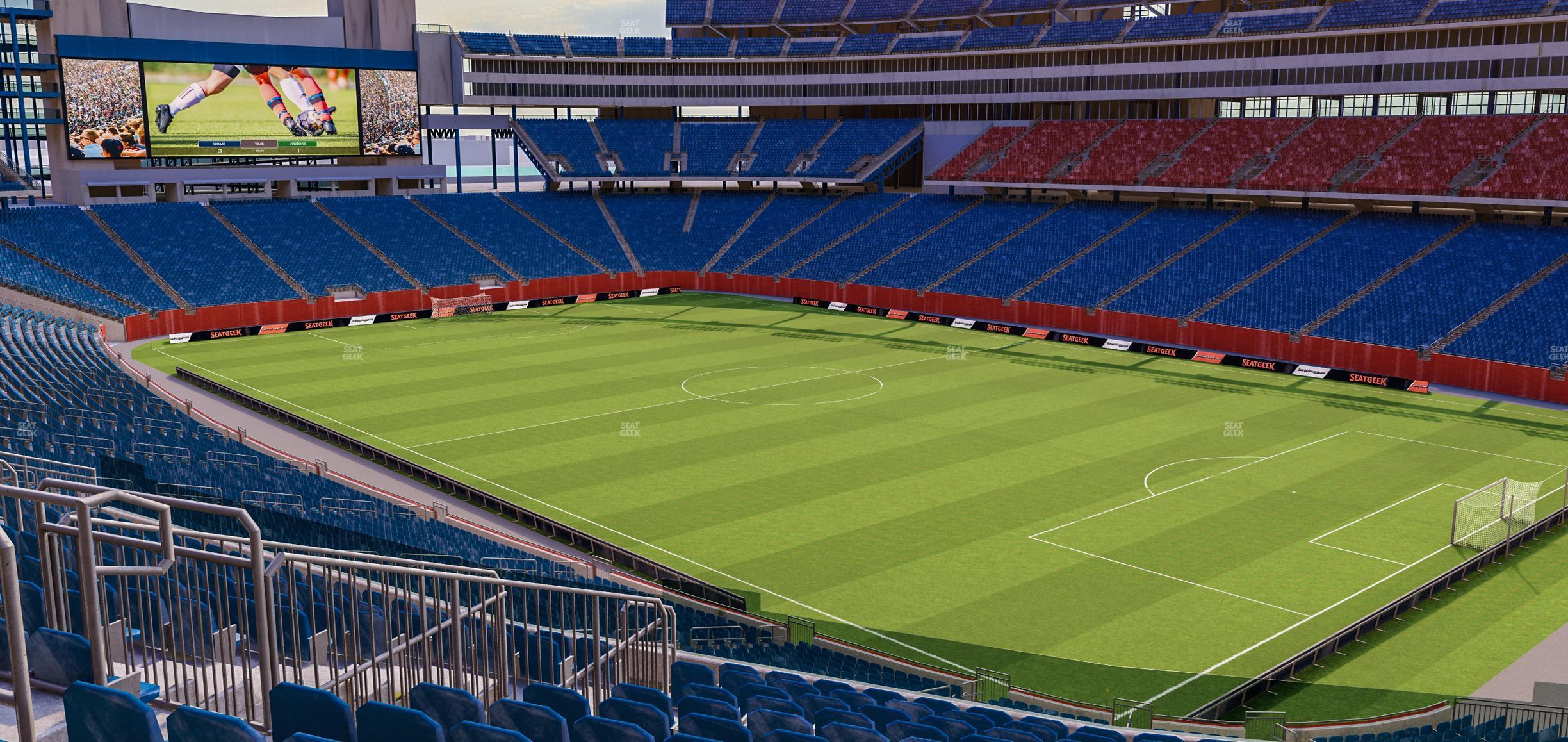 Seating view for Gillette Stadium Section 204