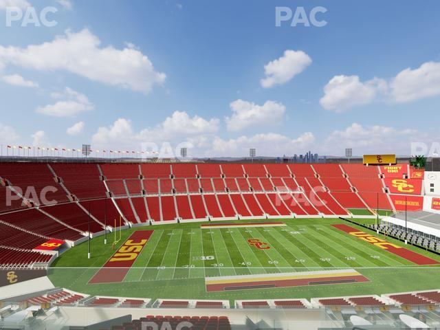 Seating view for Los Angeles Memorial Coliseum Section Suite 516