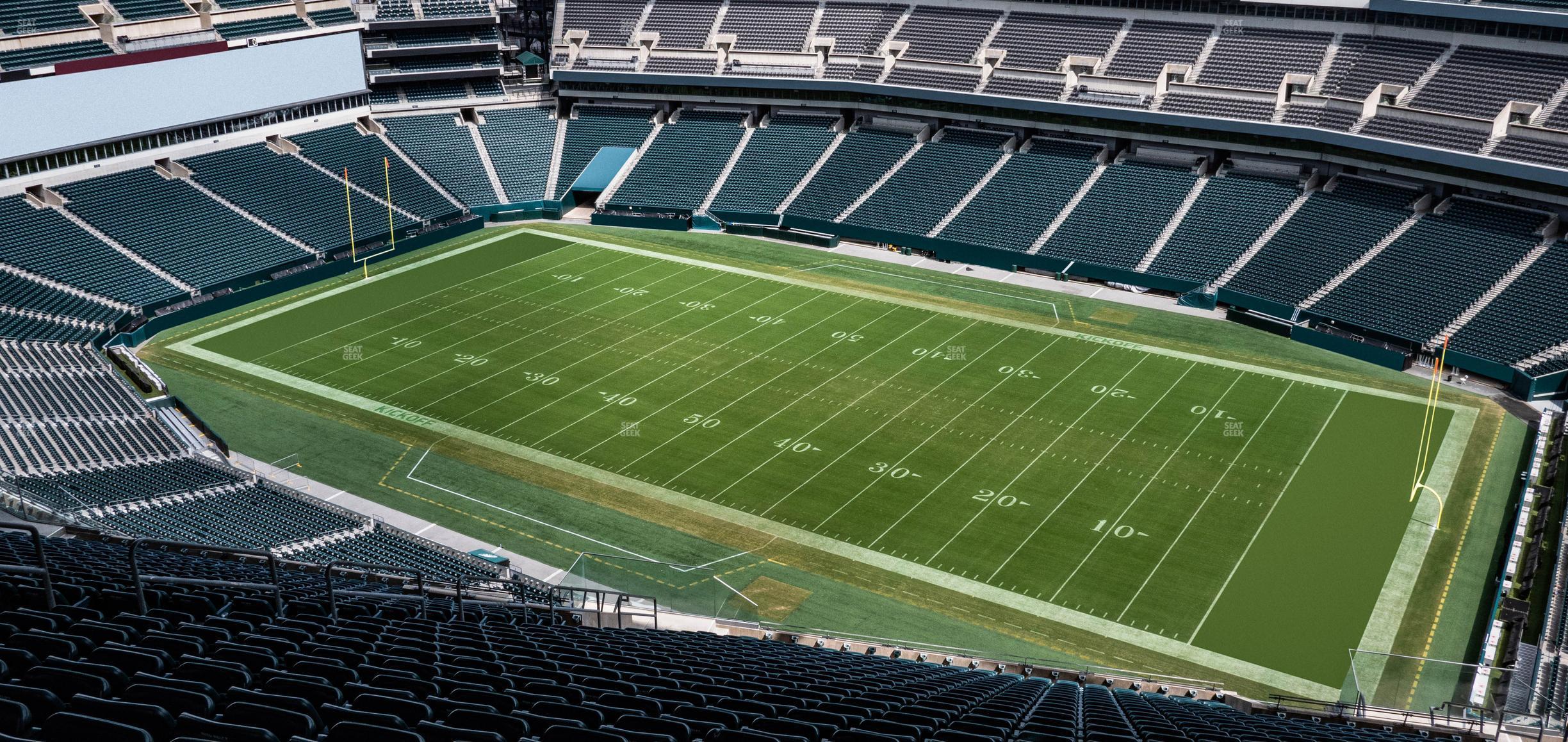 Seating view for Lincoln Financial Field Section 205