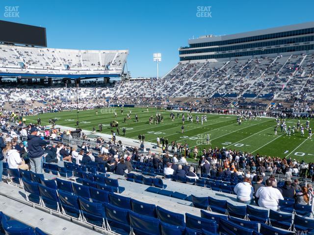 Seating view for Beaver Stadium Section West B