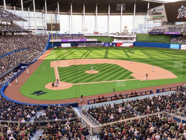 Seating view for loanDepot park Section Suite 1