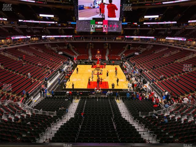 Seating view for United Center Section 209