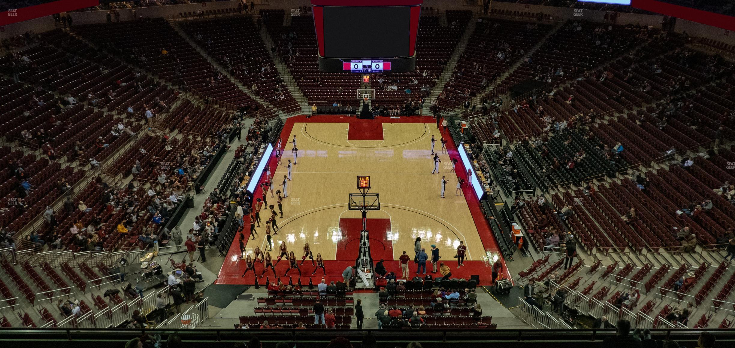 Seating view for Colonial Life Arena Section 215