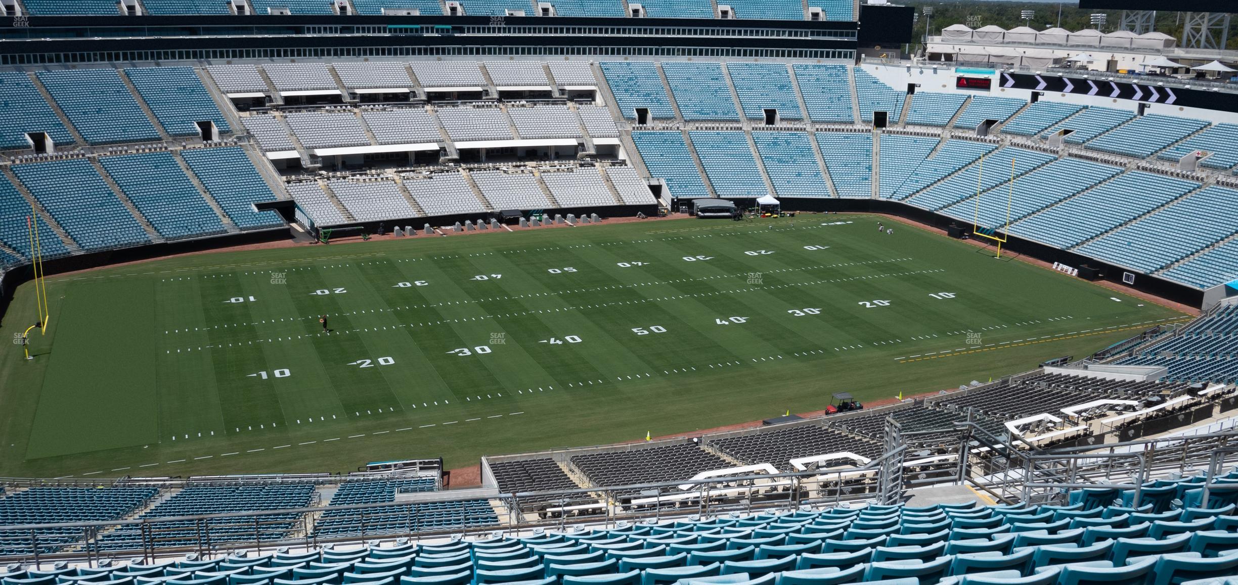 Seating view for EverBank Stadium Section 438