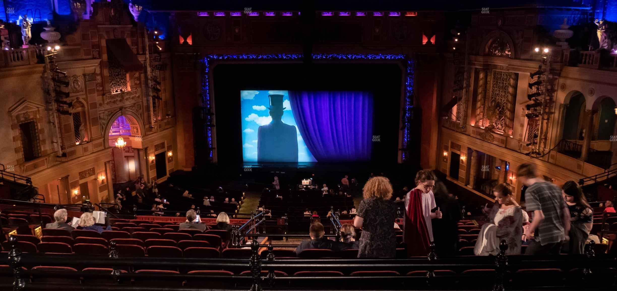 Seating view for Saenger Theatre - New Orleans Section Balcony Center