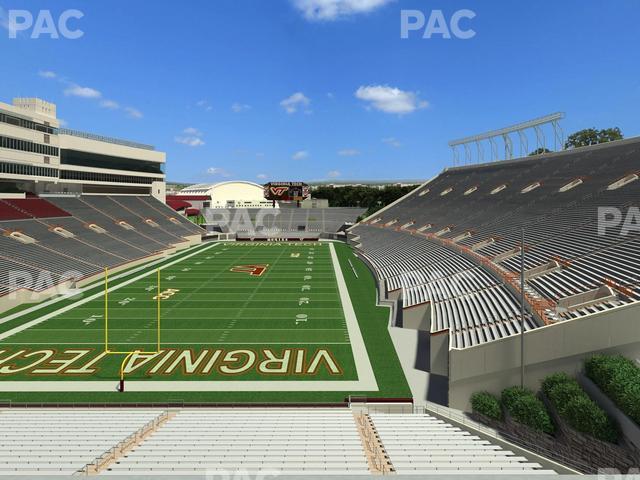 Seating view for Lane Stadium Section 404