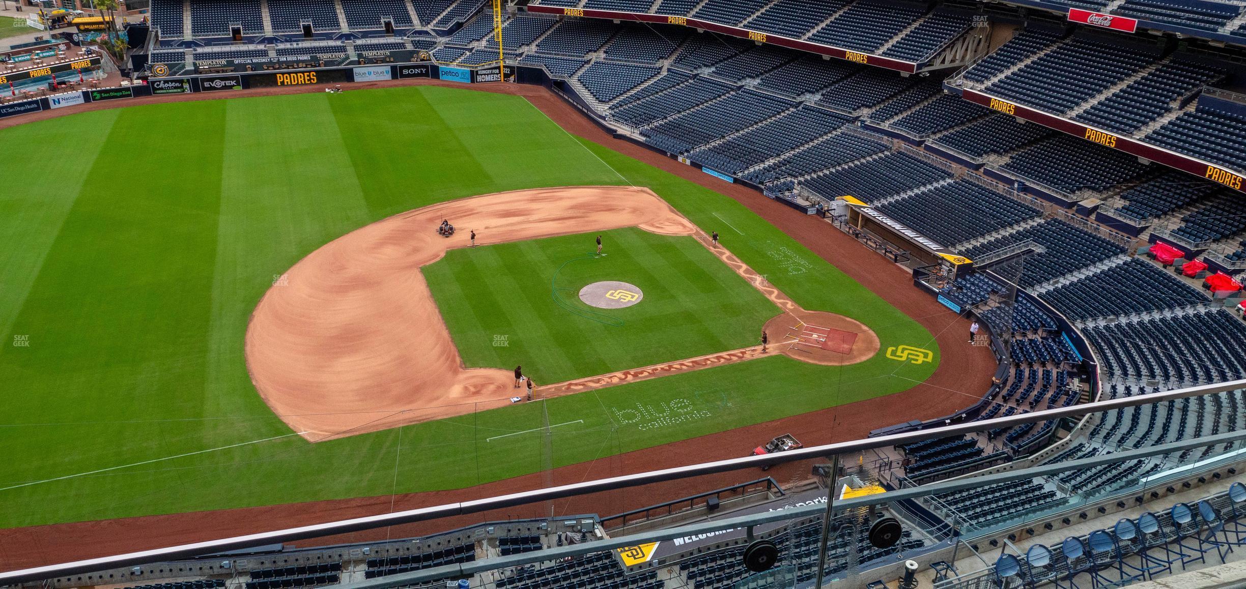 Seating view for Petco Park Section Tower Loft Suite 4