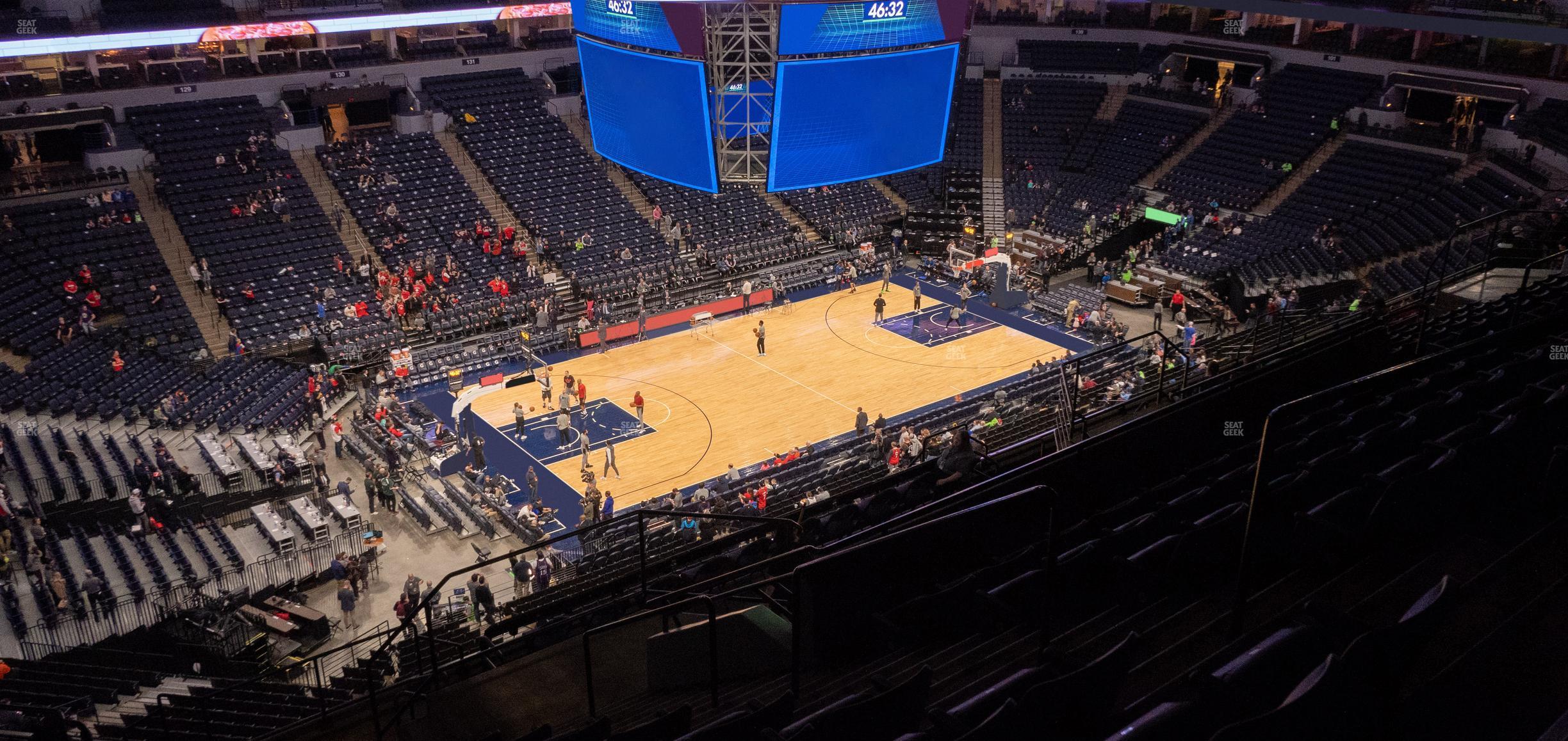 Seating view for Target Center Section 215