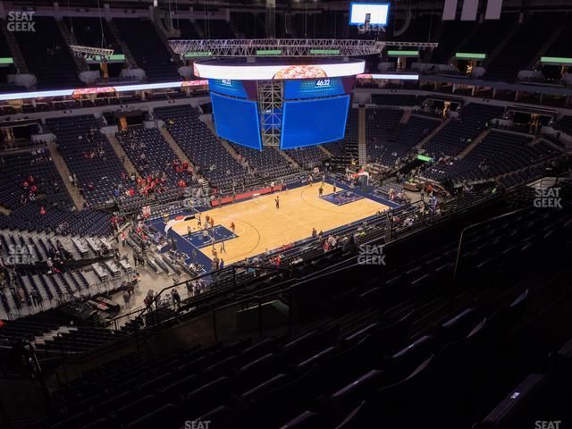 Seating view for Target Center Section 215