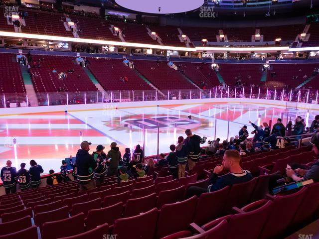 Seating view for Rogers Arena Section 119