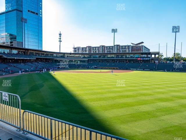 Seating view for Truist Field Section Home Run 2